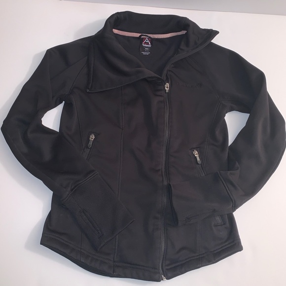 Avalanche Tops - Avalanche Black Athletic Full Zipper Jacket w/Zipper Pockets Size: Small EUC
